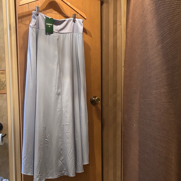 HALARA Light Blue High Low Skirt - Picture 3 of 5